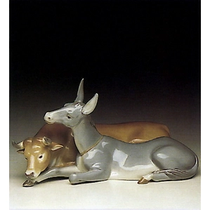 Lladro Bull & Donkey 1991-96-5744G