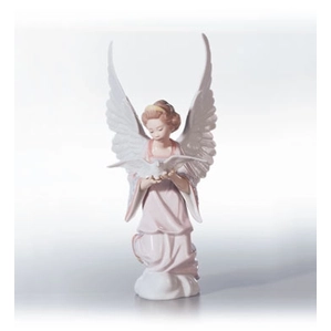 Lladro Angel Of Peace 1994-2002 Porcelain Figurine