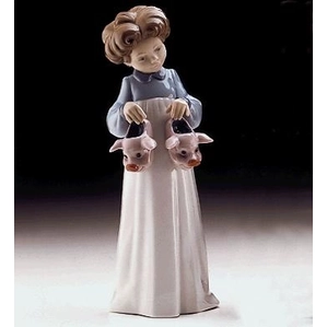 Lladro My Favourite Slippers Usa 1997-99 Porcelain Figurine