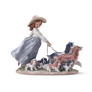Lladro Puppy Parade Priviledge 2001-C-6784G