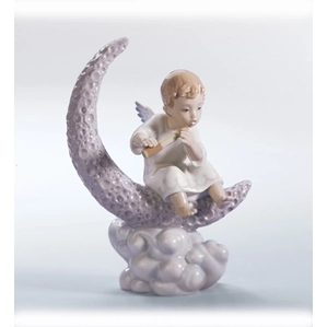 Lladro Exploring The Stars Porcelain Figurine