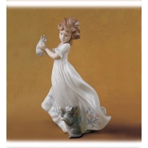 Lladro Kittens Gathering 2003 Event Porcelain Figurine