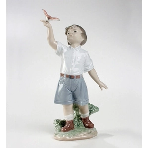 Lladro Flying Free Porcelain Figurine