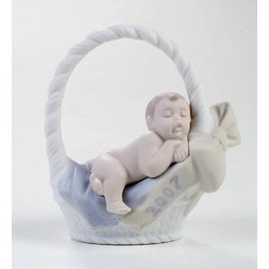 Lladro Born In 2007 (Boy) Porcelain Figurine
