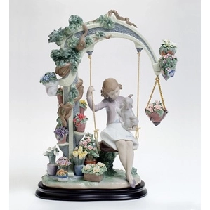 陶器人形 リヤドロ 06130 SPRING ENCHANTMENT 【公式通販】