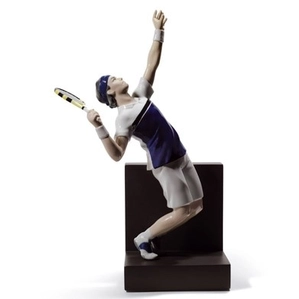 Lladro Tennis Ace Porcelain Figurine