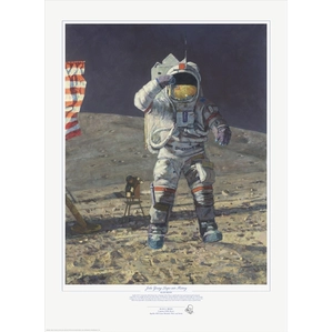 Alan Bean John Young Leaps into History Limited Edition Print