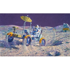 Alan Bean Lunar Grand Prix Canvas