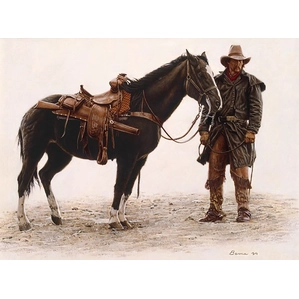 James Bama Heading For The High Ground Limited Edition Canvas