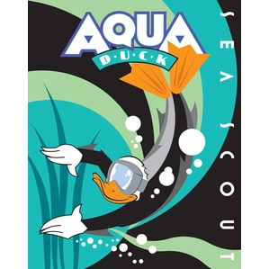 Katie Kelly Aquaduck Serigraph On Canvas 
