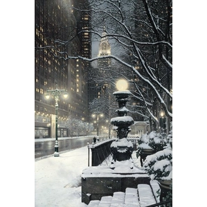 Rod Chase City Lights By Rod Chase  Full Image Giclee On Canvas Artist Proof