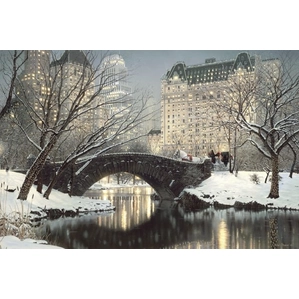 Rod Chase Holiday In The Park By Rod Chase Giclee On Canvas Artist Proof